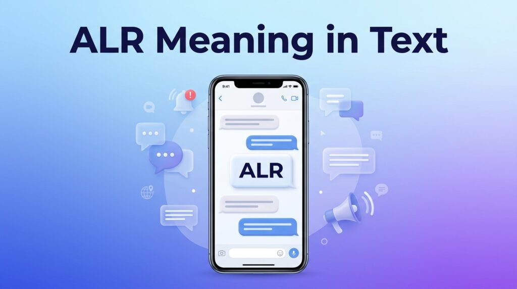 ALR Meaning in Text What It Means in Chat, Snapchat & More