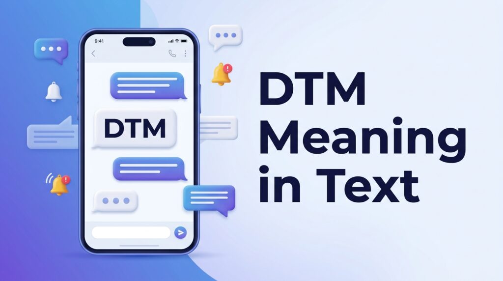 DTM Meaning in Text What It Means & How to Use It