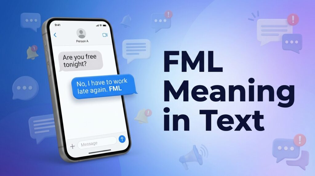 FML Meaning in Text Messages, Chat & Social Media