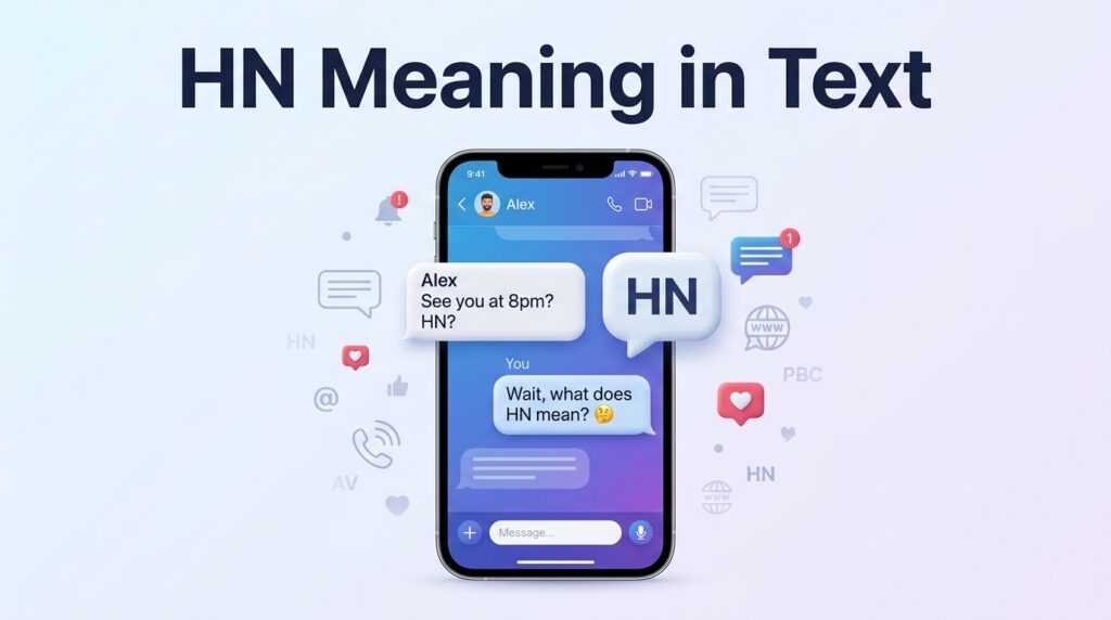 HN Meaning in Text, Chat & Social Media Explained