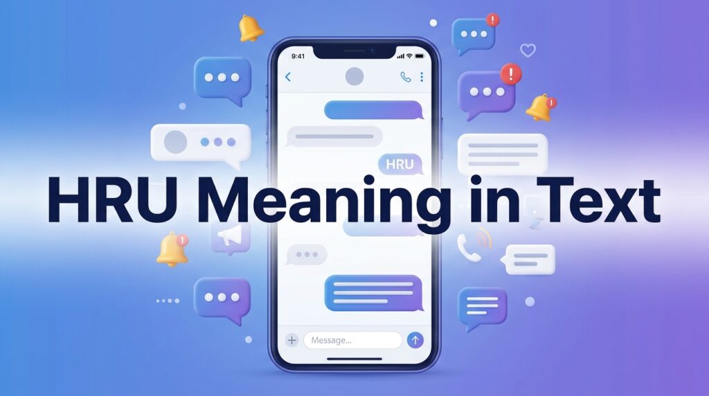 HRU Meaning in Texting, Dating Apps and Social Media