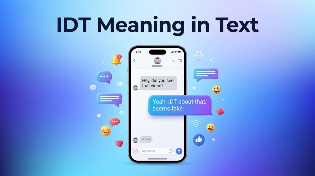 IDT Meaning in Text Definition & Examples
