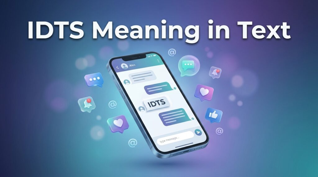 IDTS Meaning on Snapchat, TikTok & Instagram