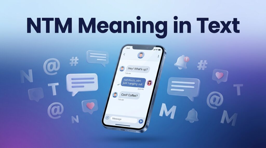 NTM Meaning in Text, Chat, WhatsApp & TikTok