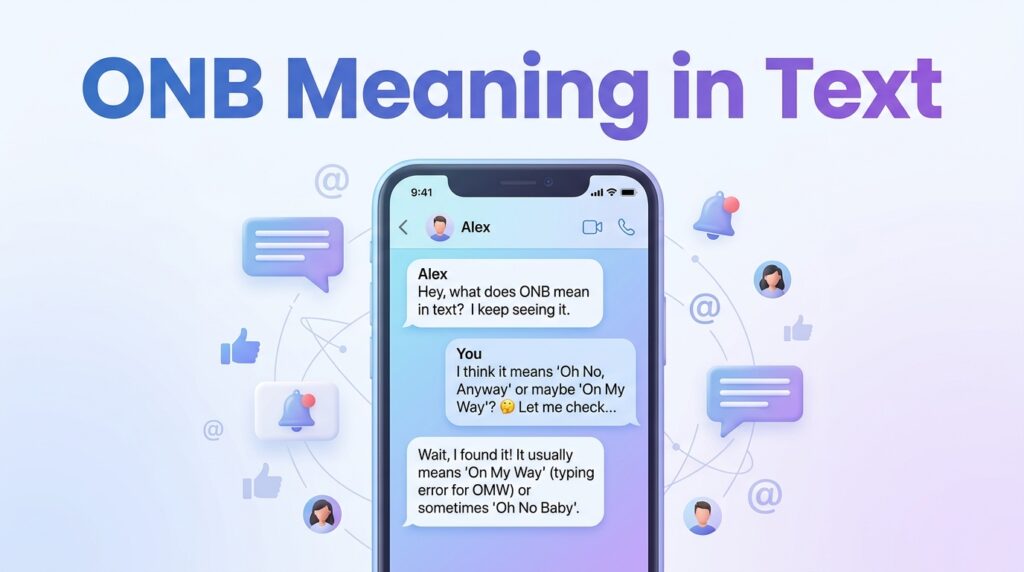 ONB Meaning in Text, Chat, Snapchat & TikTok Explained