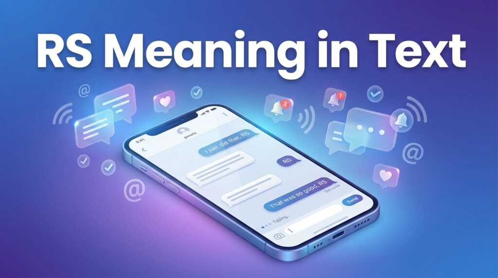 RS Meaning in Texting Definition, Uses & Examples