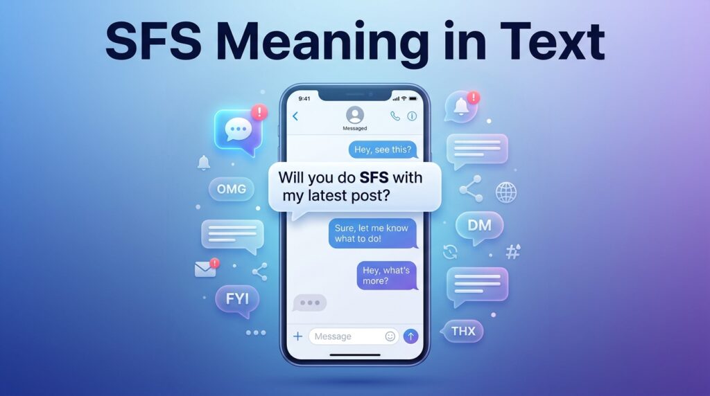 SFS Meaning in Text What It Means on Snapchat & Social Media