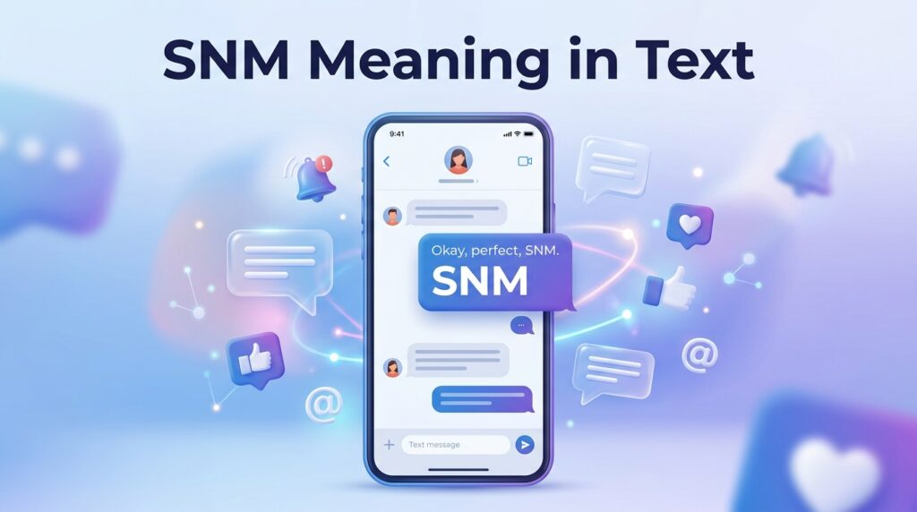 SNM Meaning in Text Full Form and Usage