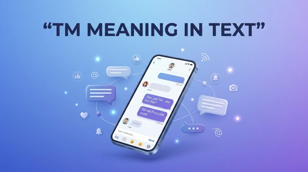 TM Meaning in Text Definition, Uses & Examples