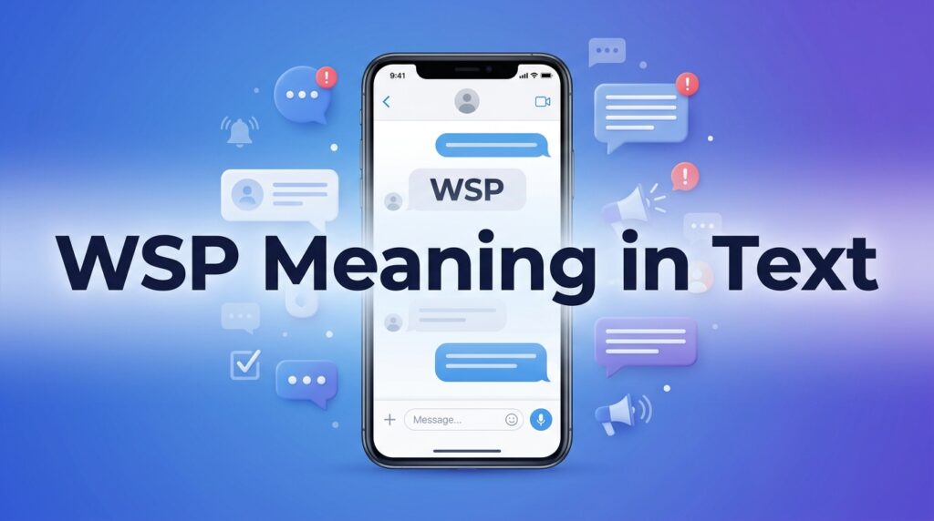 WSP Meaning in Text What It Means in Chat & Social Media