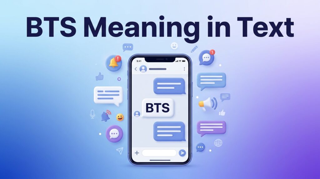 BTS Meaning in Text Uses, Examples and Replies
