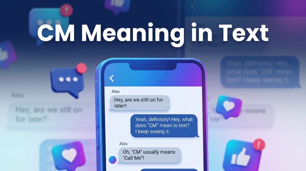 CM Meaning in Text Definition, Uses & Examples