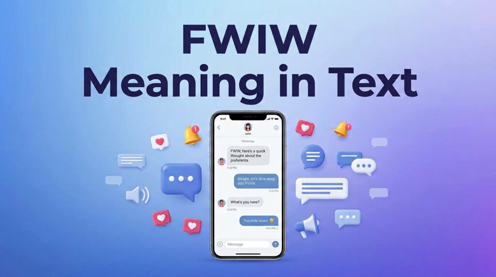 FWIW Meaning in Text What It Means & How to Use It