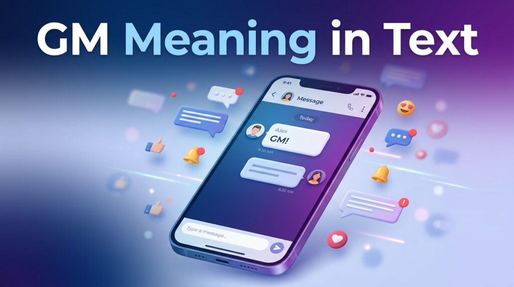 GM Meaning in Text Simple Definition & Examples