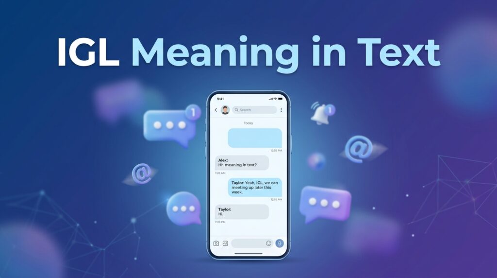 IGL Meaning in Text Full Form, Uses & Examples