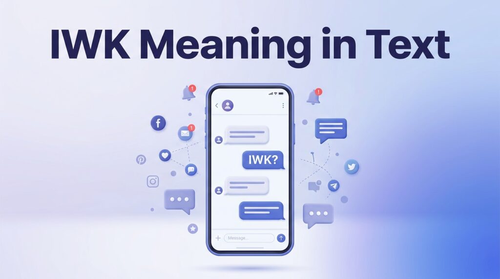 IWK Meaning in Text What It Means in Chat, Snapchat & Social Media