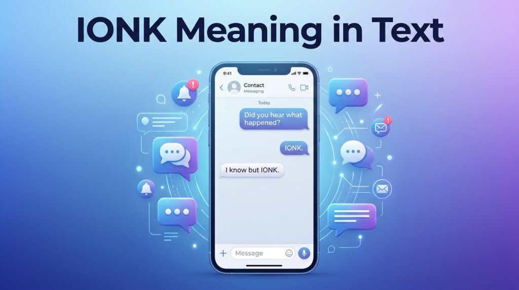 Ionk Meaning in Text Definition, Uses & Examples