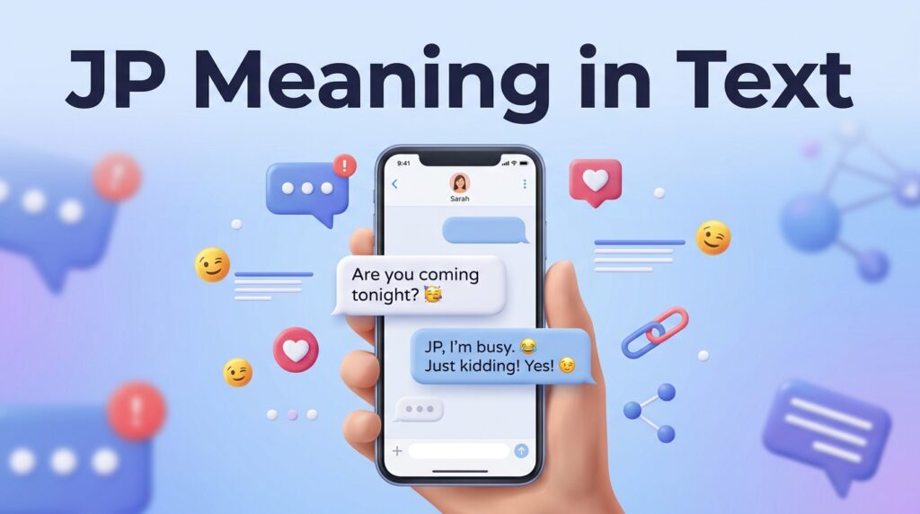 JP Meaning in Text What It Means and How to Reply