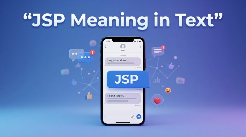 JSP Meaning in Text Definition, Uses, Examples & Chat Guide