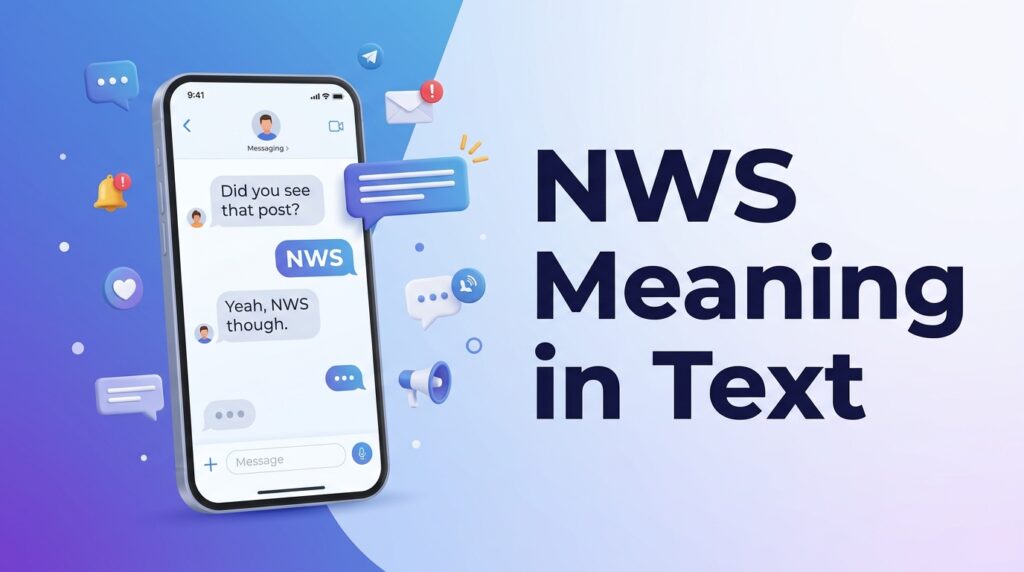 NWS Meaning in Text Definition, Uses & Examples