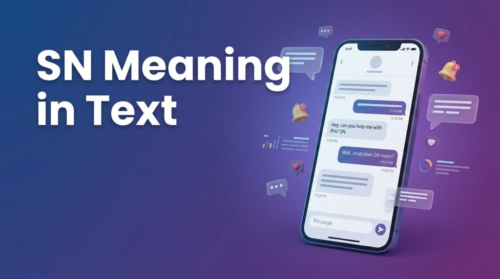 SN Meaning in Text Uses, Examples & Replies