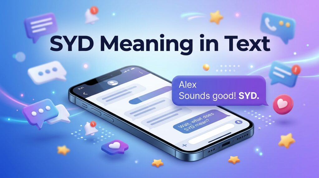 SYD Meaning in Text Definition, Uses & Examples