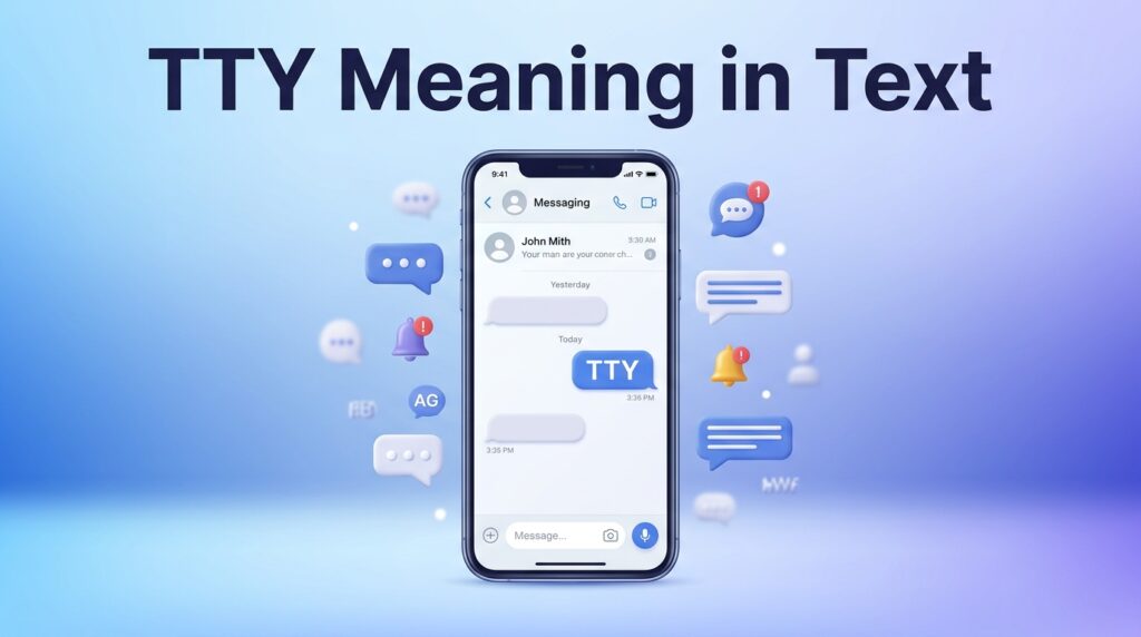 TTY Meaning in Text Full Form and Usage
