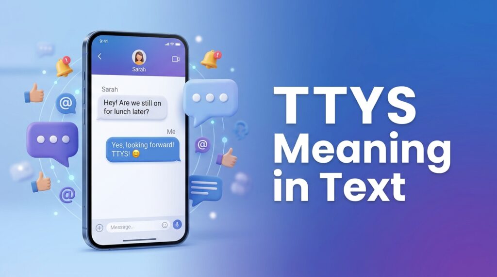 TTYS Meaning in Text Definition, Examples & Replies