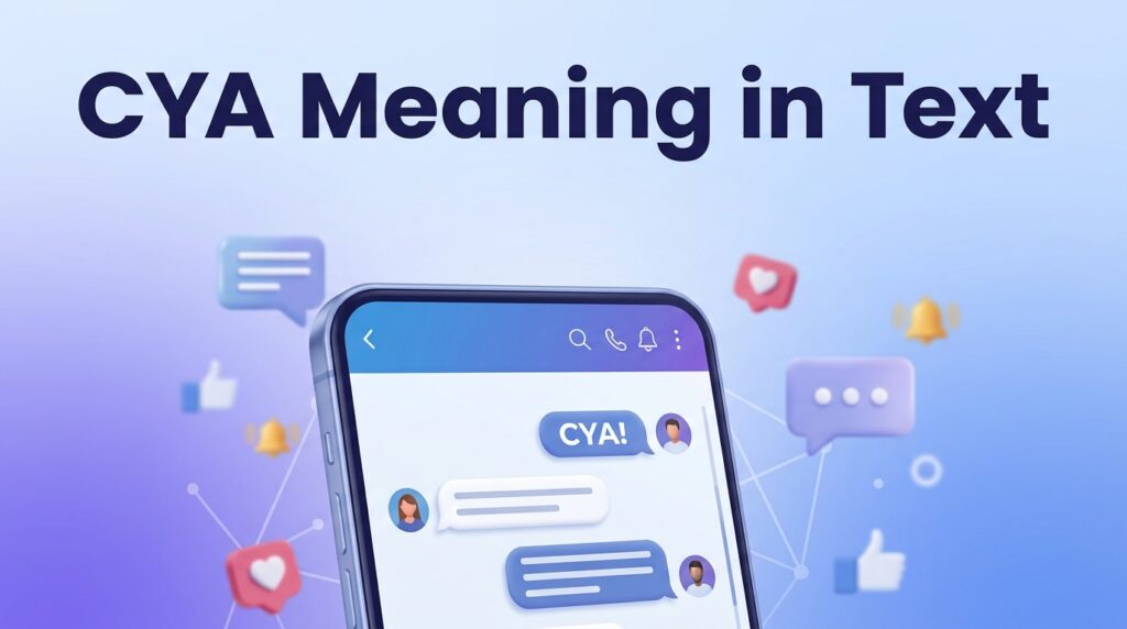 What Does CYA Mean in Text Full Meaning & Uses