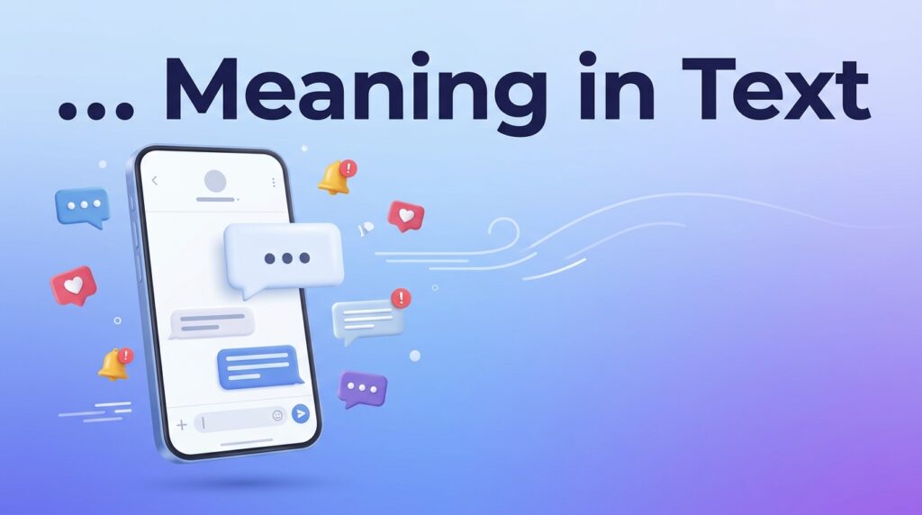“…” in Text From a Girl Meaning and Replies