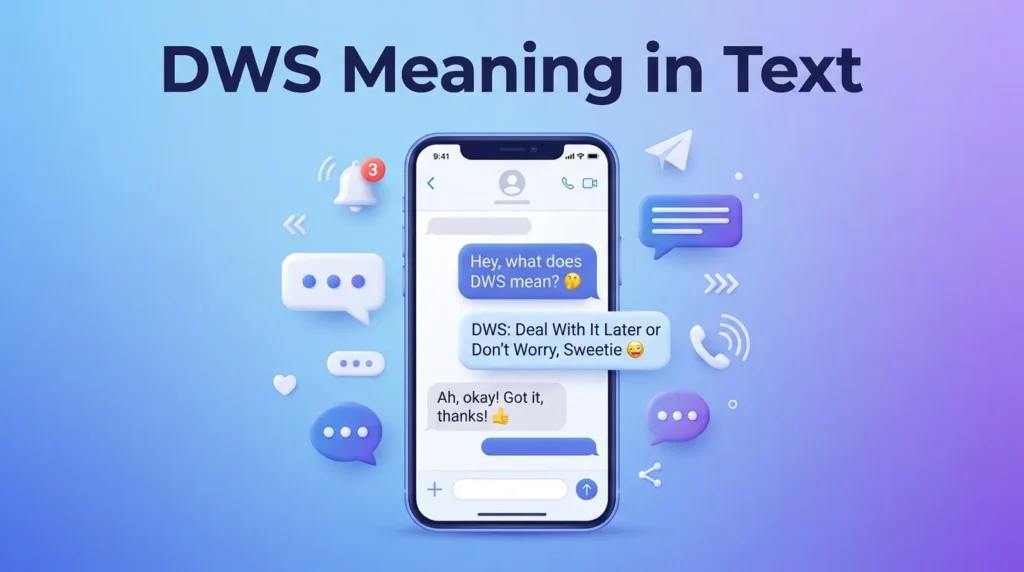 DWS Meaning in Text Definition, Uses, Examples, and Context