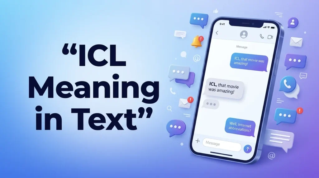 ICL Meaning in Text What Does ICL Mean in Chat