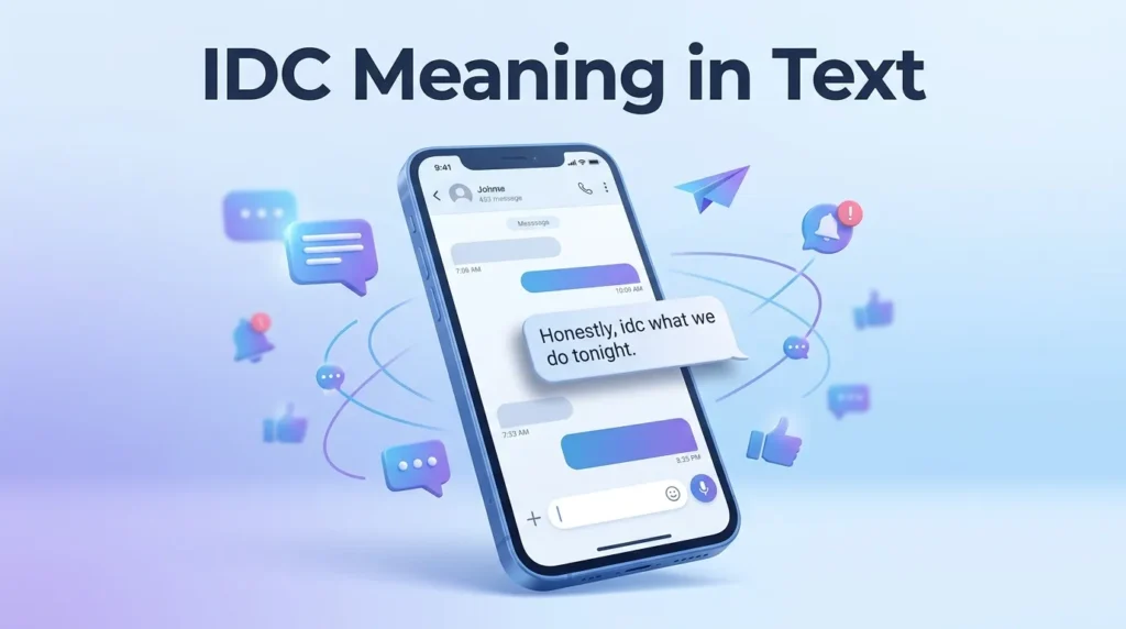 IDC Meaning in Text What Does IDC Mean