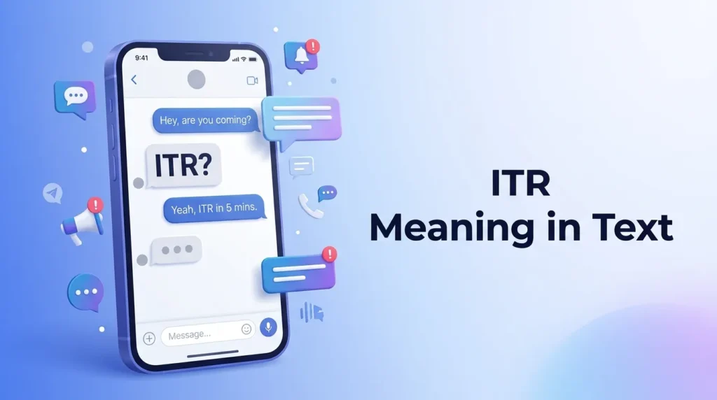 ITR Meaning in Text What Does ITR Stand For in Chat