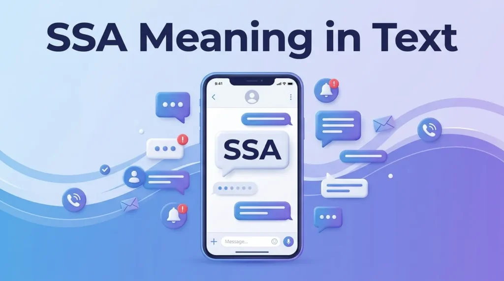 SSA Meaning in Text What Does SSA Mean in Texting, Slang, and Social Media