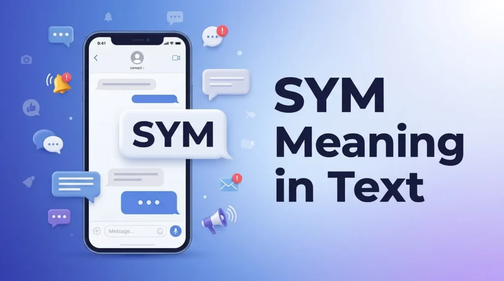 SYM Meaning in Text What Does SYM Mean in Messages