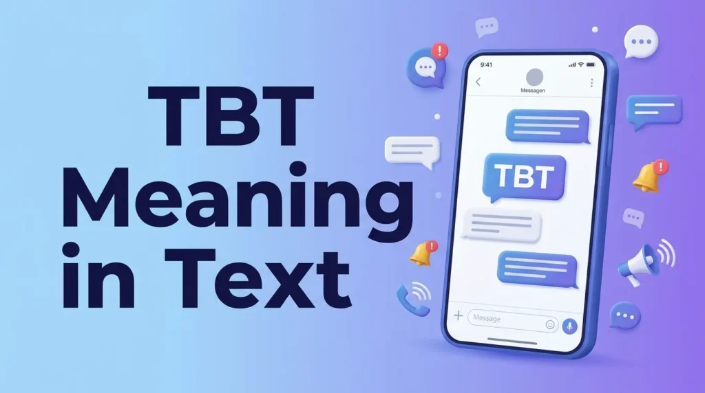 TBT Meaning in Text What Does TBT Mean in Messages