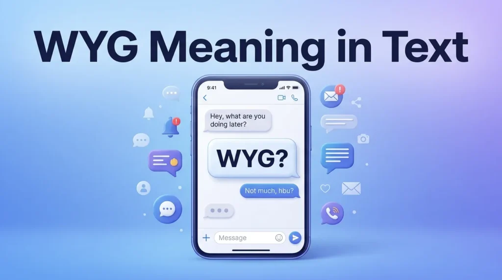 WYG Meaning in Text Definition, Uses & Examples