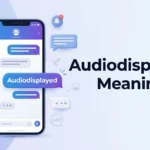 Audiodisplayed Meaning What Does It Mean in Text and Online