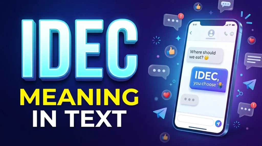IDEC Meaning in Text Definition, Examples & Usage