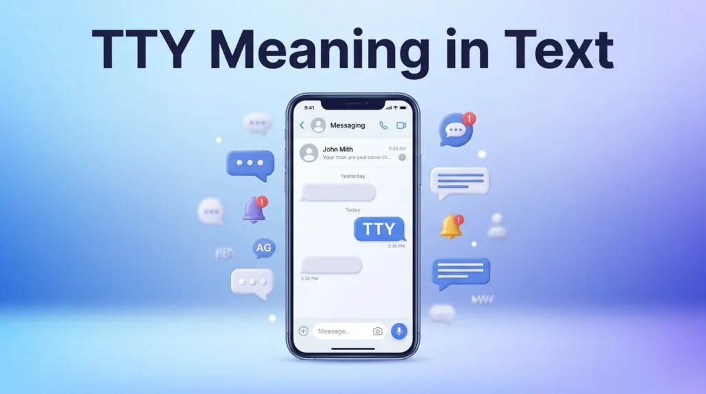 TTY Meaning in Text Full Form and Usage
